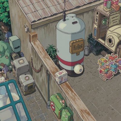 Art in the style of Ghibli