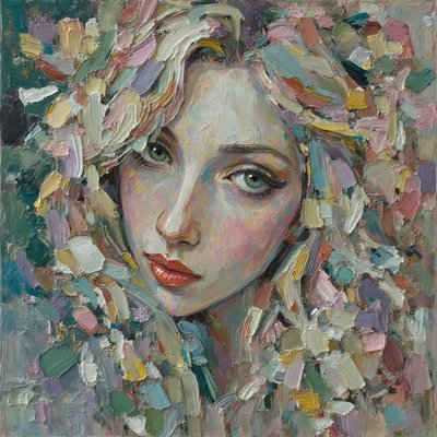 Art in the style of Oil painting