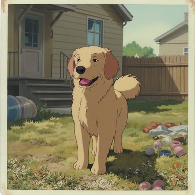Art in the style of Ghibli