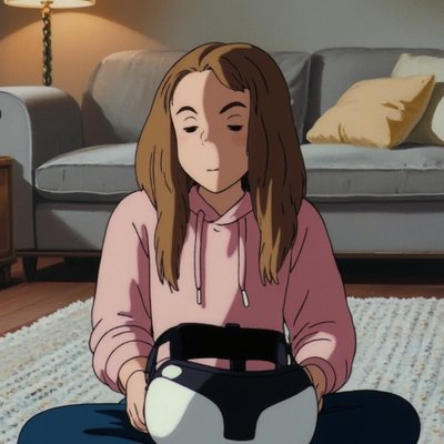 Art in the style of Ghibli