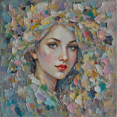 Art in the style of Oil painting