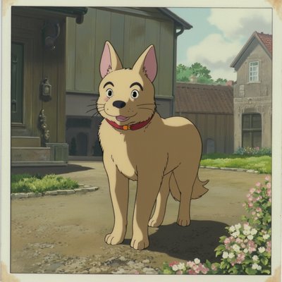 Art in the style of Ghibli
