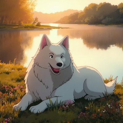 Art in the style of Ghibli