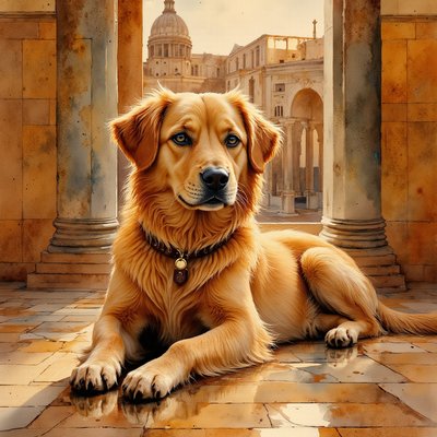 Art in the style of Watercolor Painting
