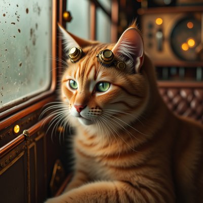 Art in the style of Steampunk Machinery