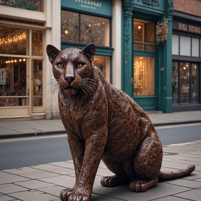 Art in the style of Intricate Wood Carving