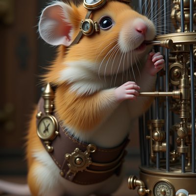 Art in the style of Steampunk Machinery