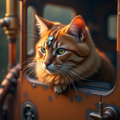Art in the style of Steampunk Machinery