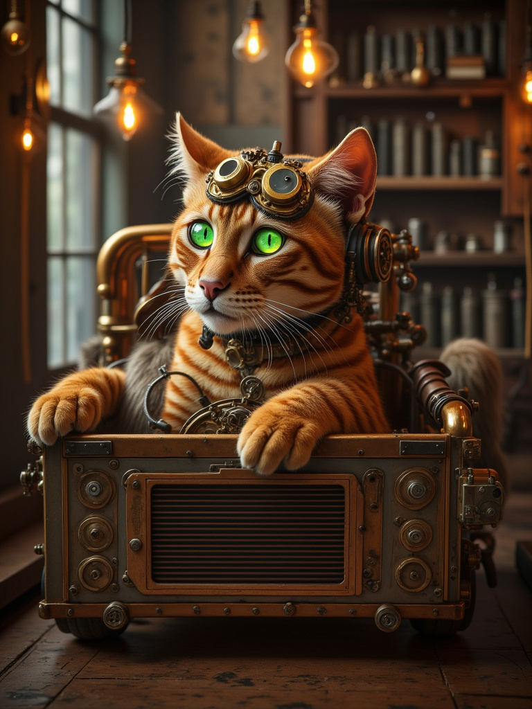 Generated Art: Steampunk Machinery