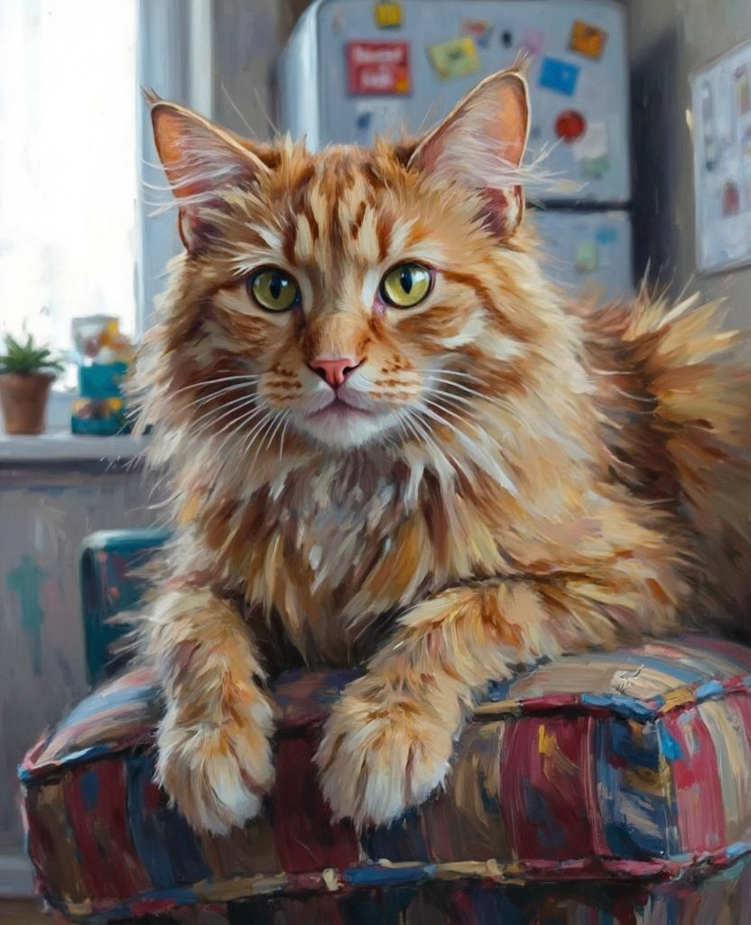 Generated Art: Oil painting