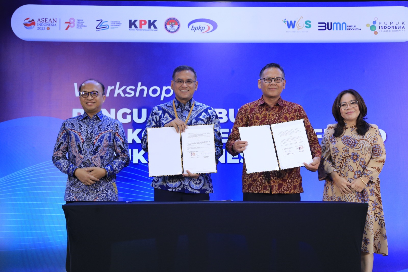 Penandatanganan Kebijakan dan Komitmen Anti Fraud