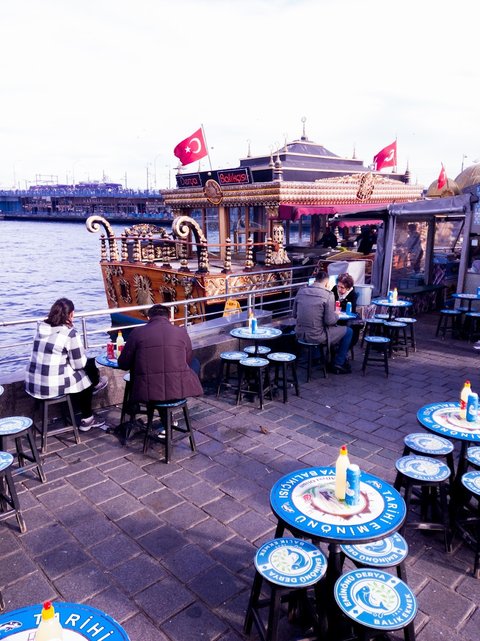 Tarihi Eminönü Derya Balıkçısı 1945