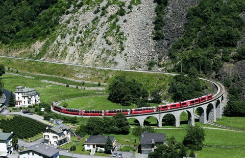 Kreisviadukt von Brusio
