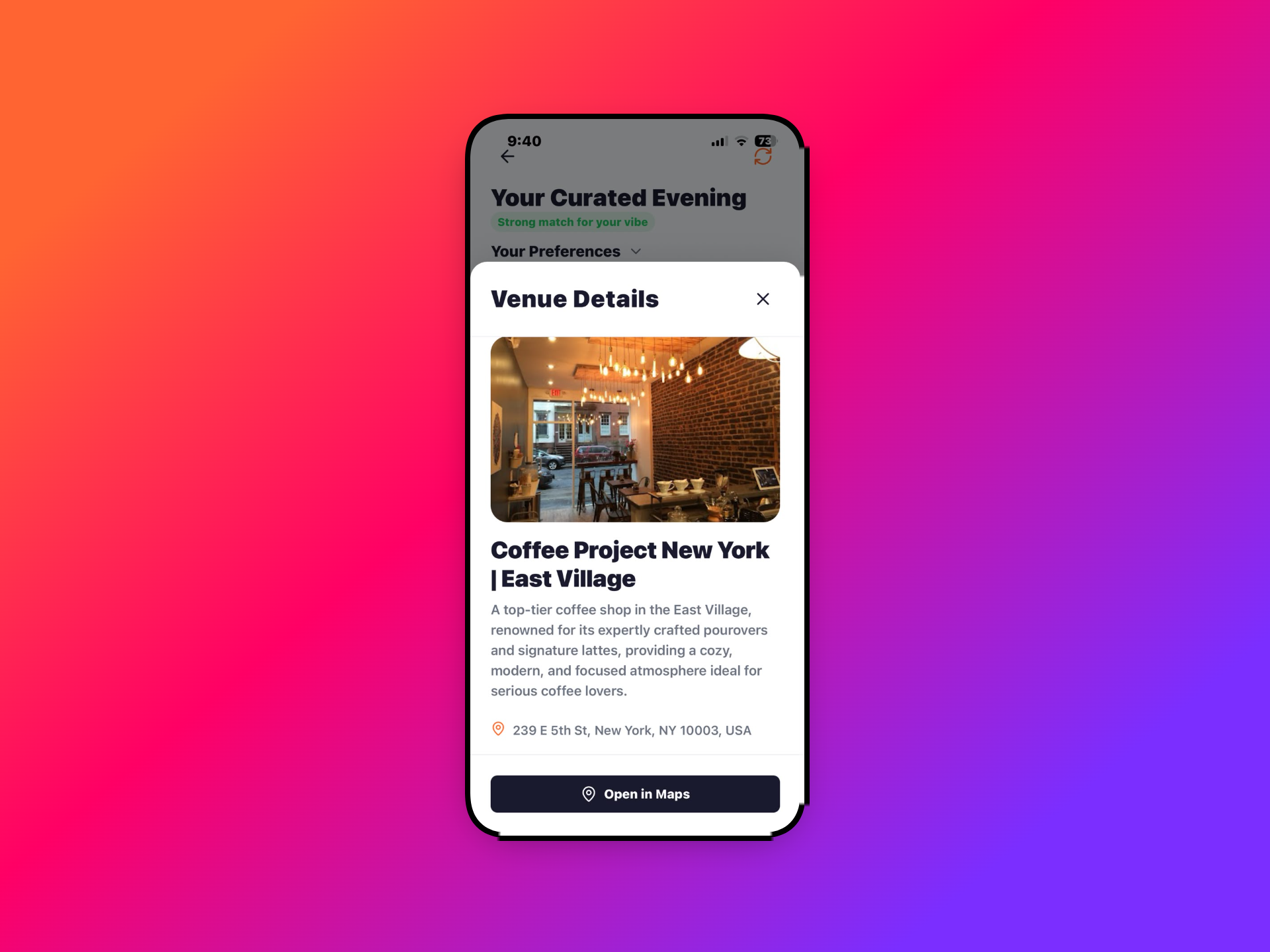 Outtie app screenshot
