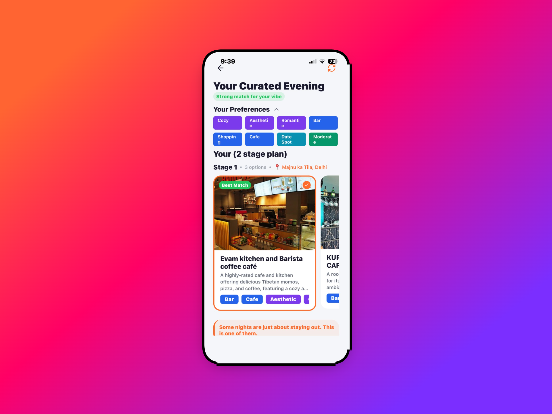 Outtie app screenshot