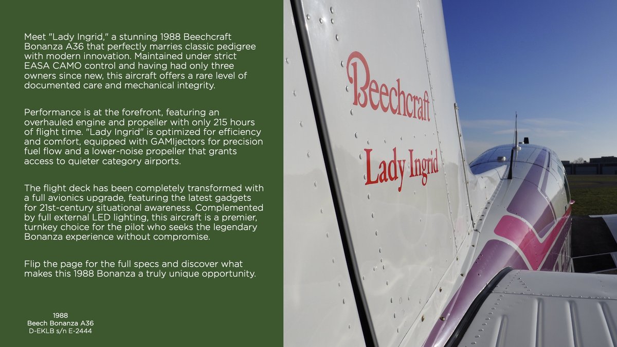 1988 Beech Bonanza A36 photo 2