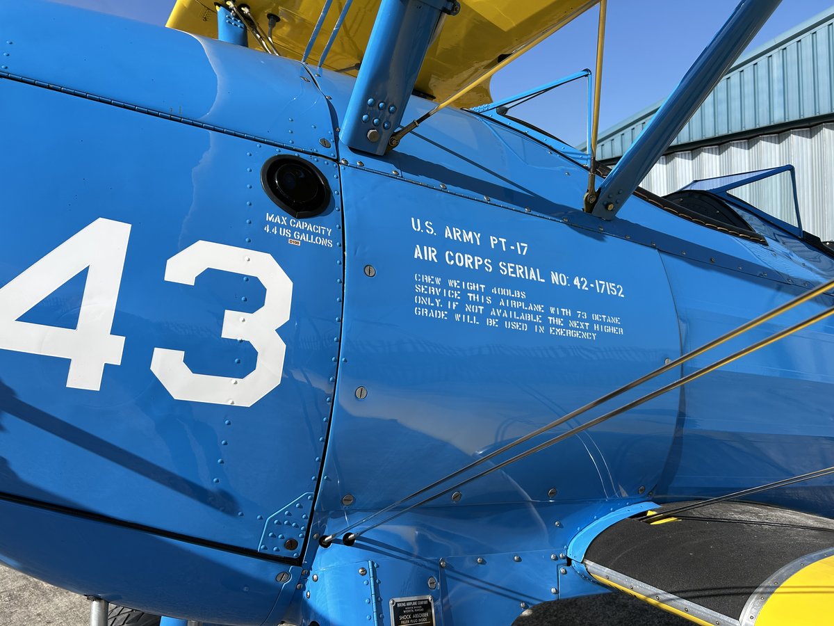 1941 Boeing A-75L3 Stearman Kaydet photo 3