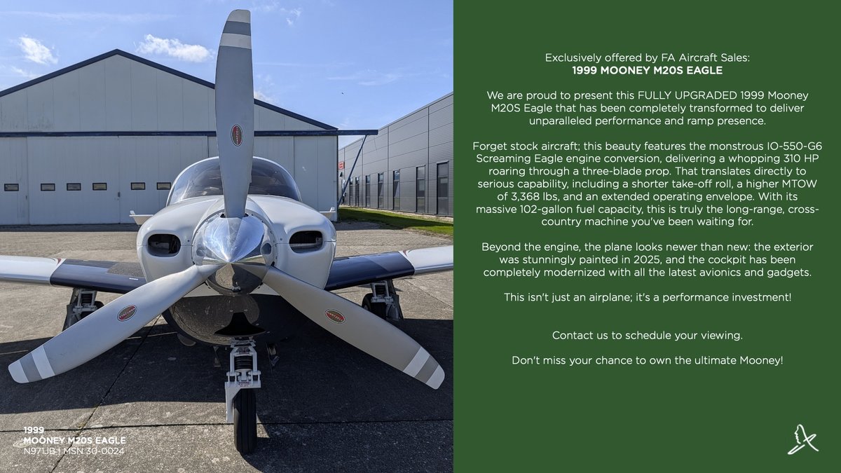 1999 Mooney M20S Eagle photo 2