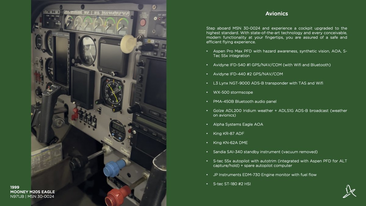 1999 Mooney M20S Eagle photo 7