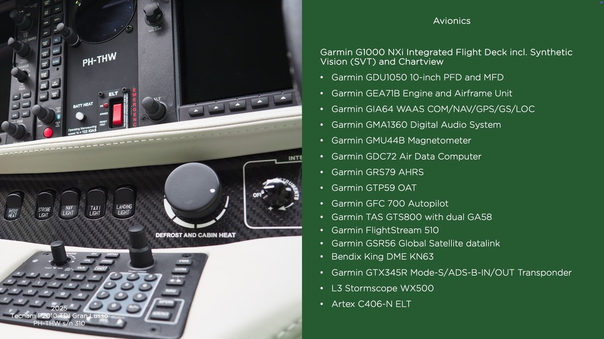 2025 Tecnam P2010 TDI Gran Lusso photo 7