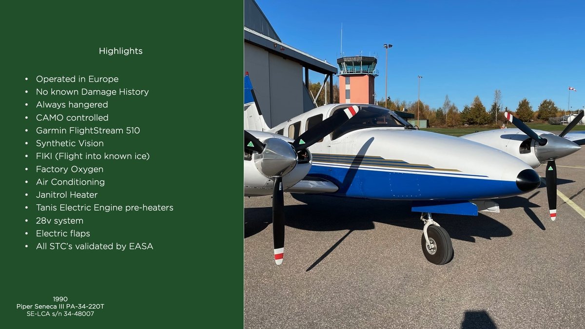 1990 Piper PA-34-220T Seneca III photo 4