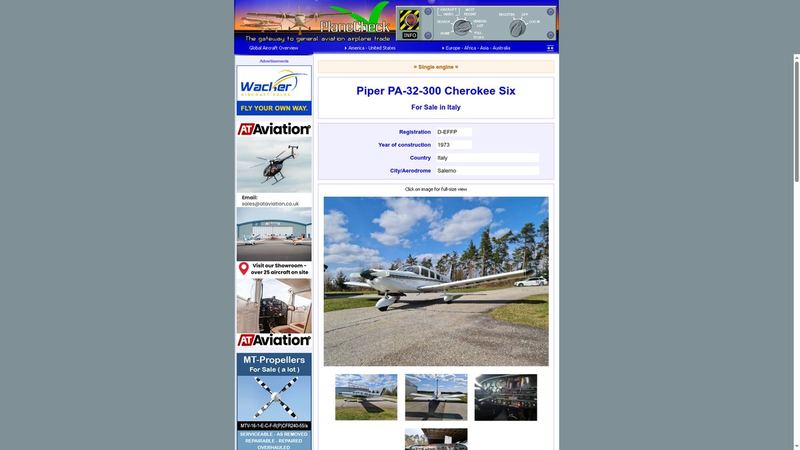 1973 Piper PA-32-300 Cherokee Six, photo 1