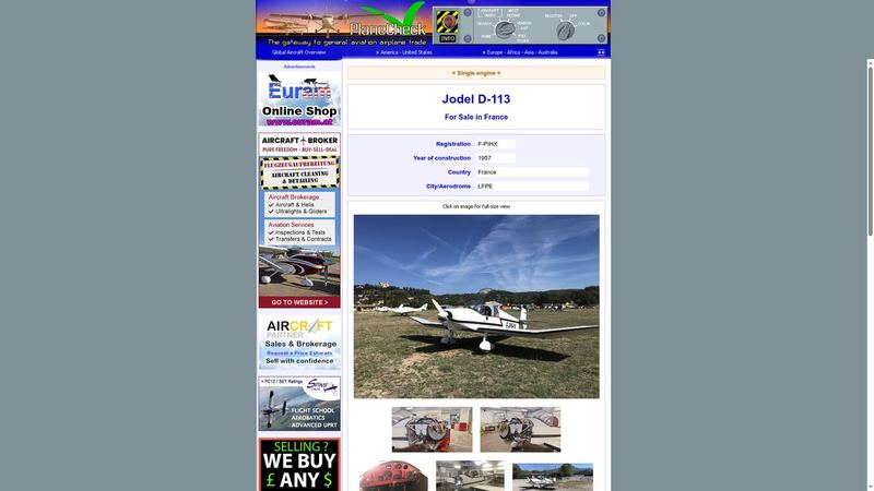 1957 Jodel D-113, photo 1