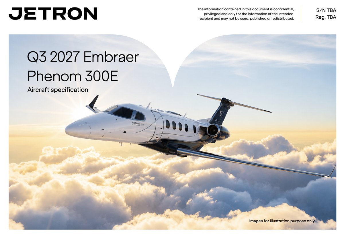 2027 Embraer Phenom 300E