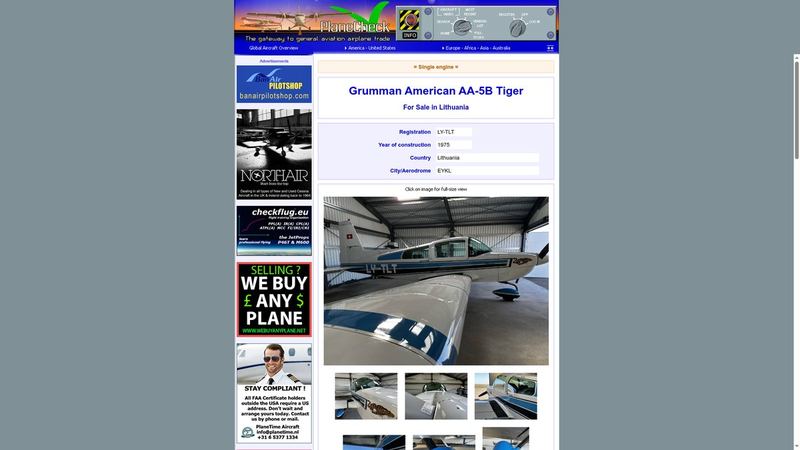 1975 Grumman American AA-5B Tiger, photo 1