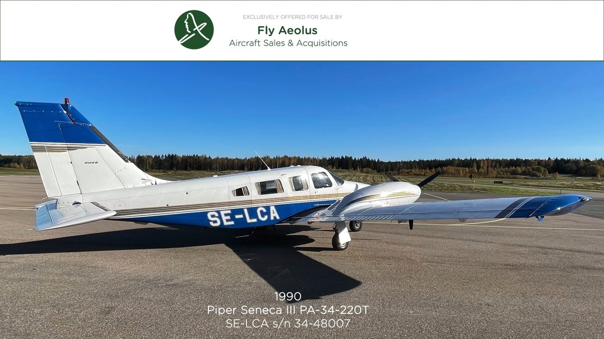 1990 Piper PA-34-220T Seneca III