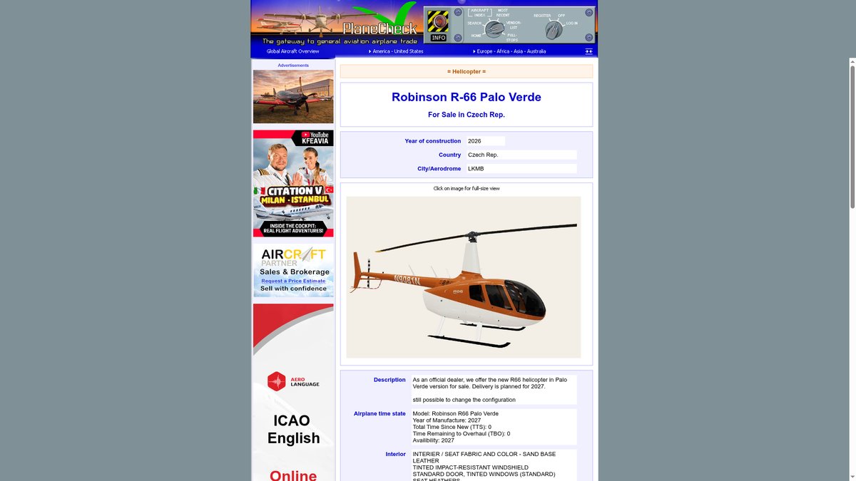 Robinson R-66 Palo Verde