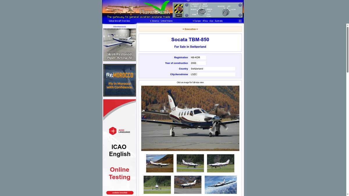 Socata TBM-850