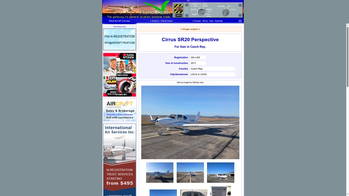 Cirrus SR20 Perspective