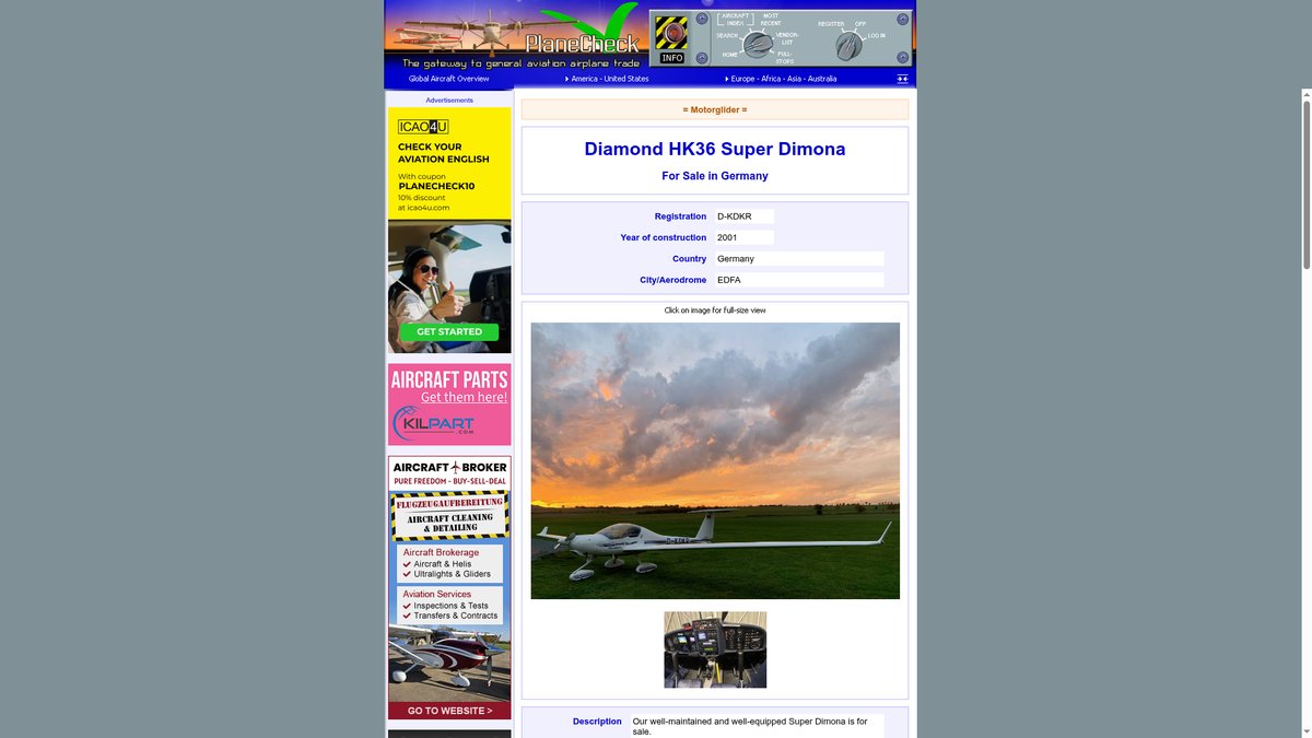 Diamond HK36 Super Dimona