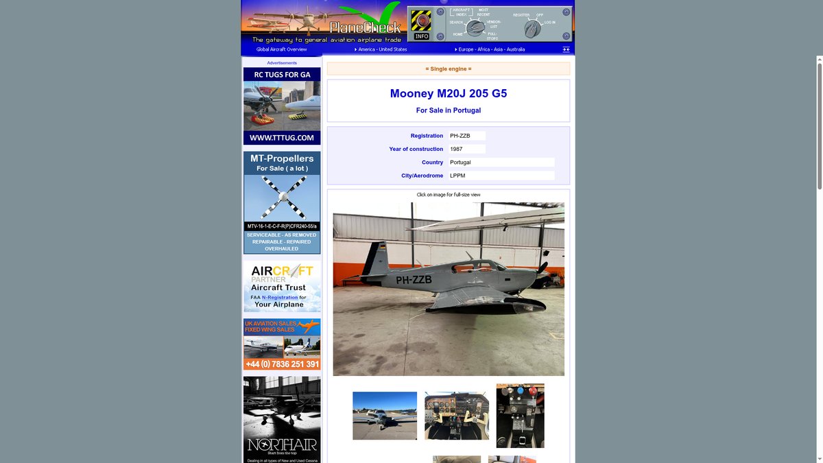 Mooney M20J 205 G5