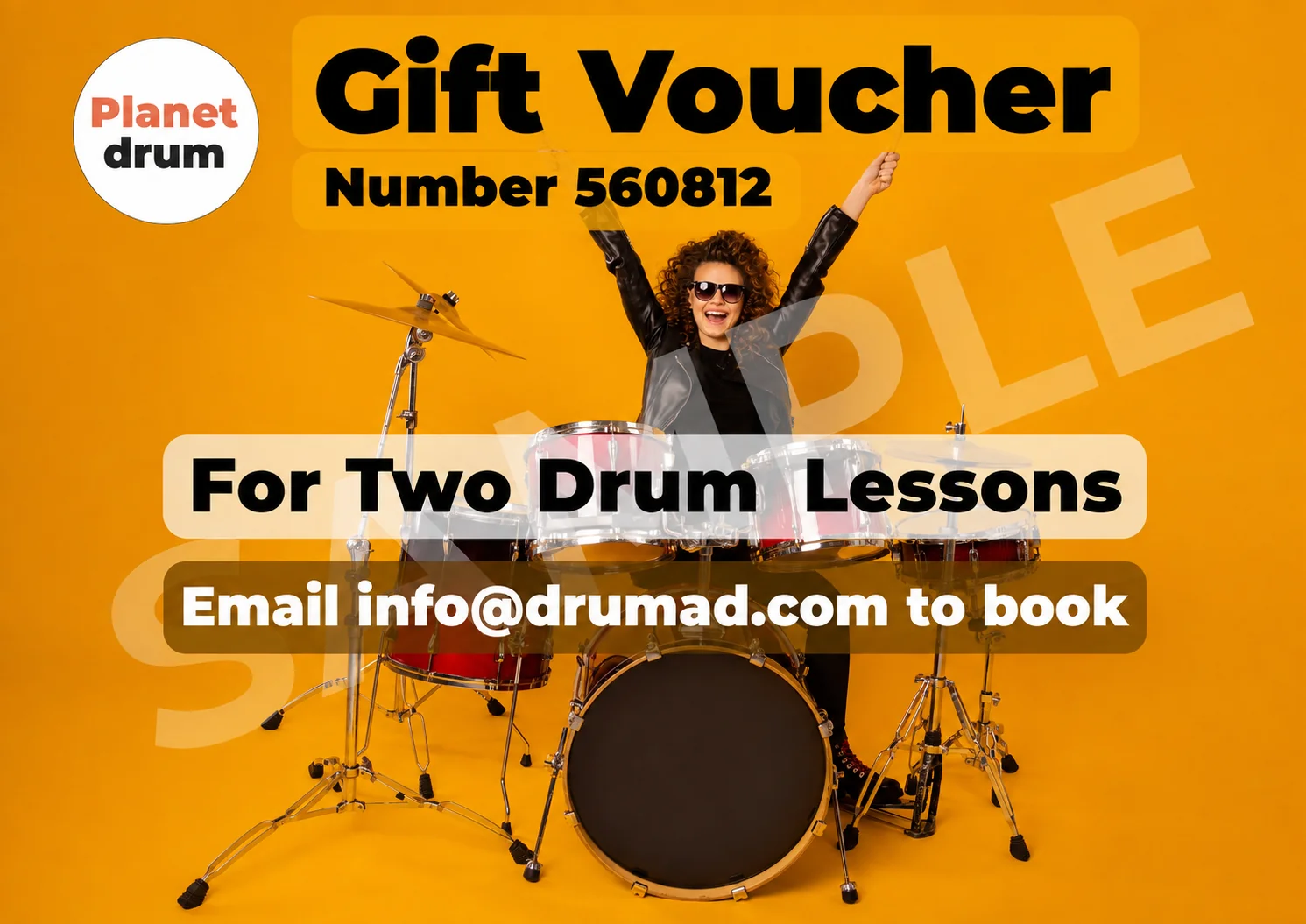 A Planet drum gift voucher