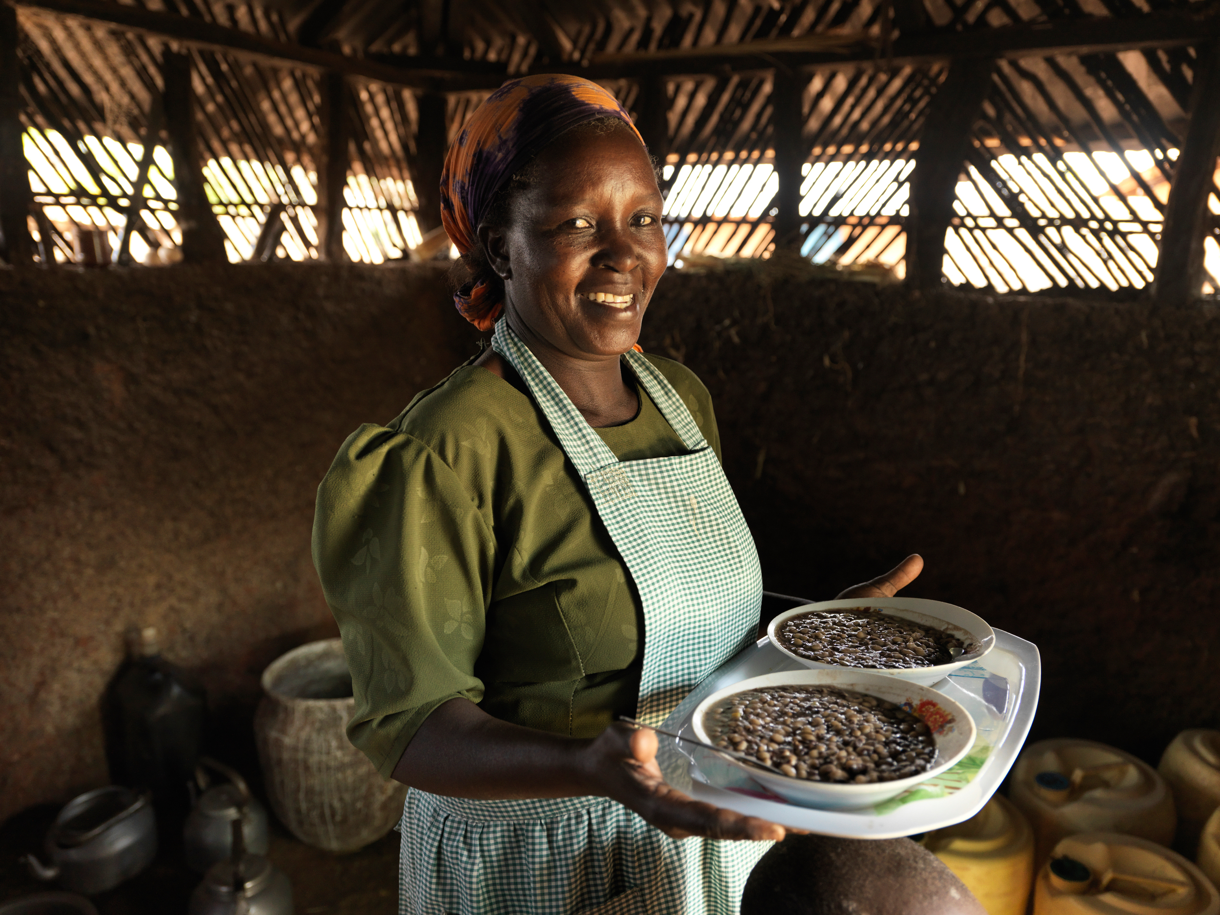 Farmer Theresa Makena in Kenya