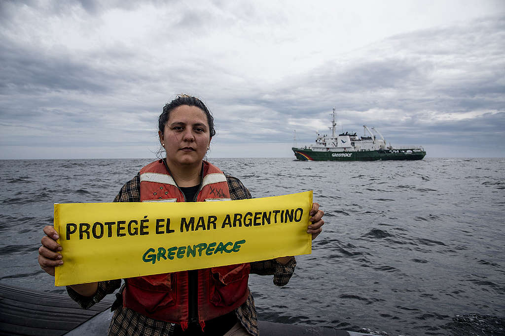 greenpeace Greenpeace alerta sobre el estado del Mar Argentino: "Al borde del colapso entre pesqueros y petroleros" image greenpeace c1506edb co17190