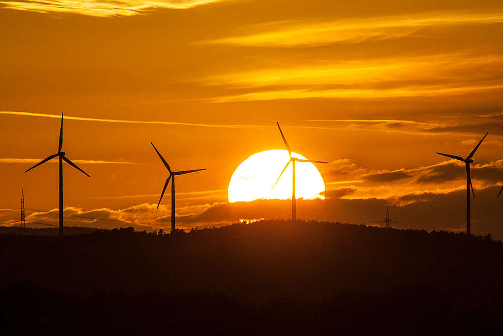 GeraÃ§Ã£o de energia eÃ³lica na Alemanha.