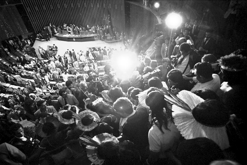 Plenário da Câmara dos Deputados durante Assembleia Nacional Constituinte