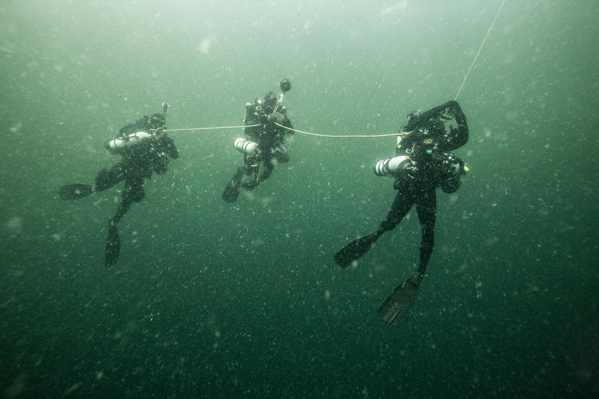 Deep Divers in the Amazon Reef. © Pierre Baelen / Greenpeace