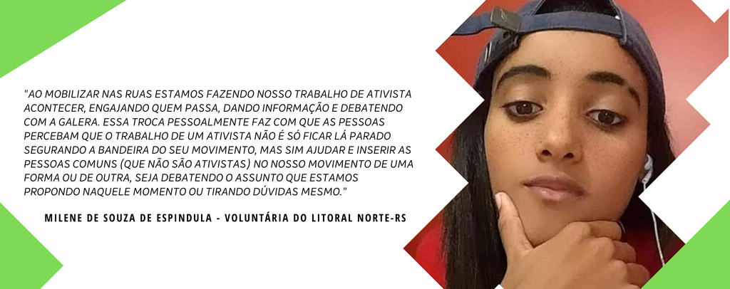 Depoimento Voluntária do Litoral Norte-RS