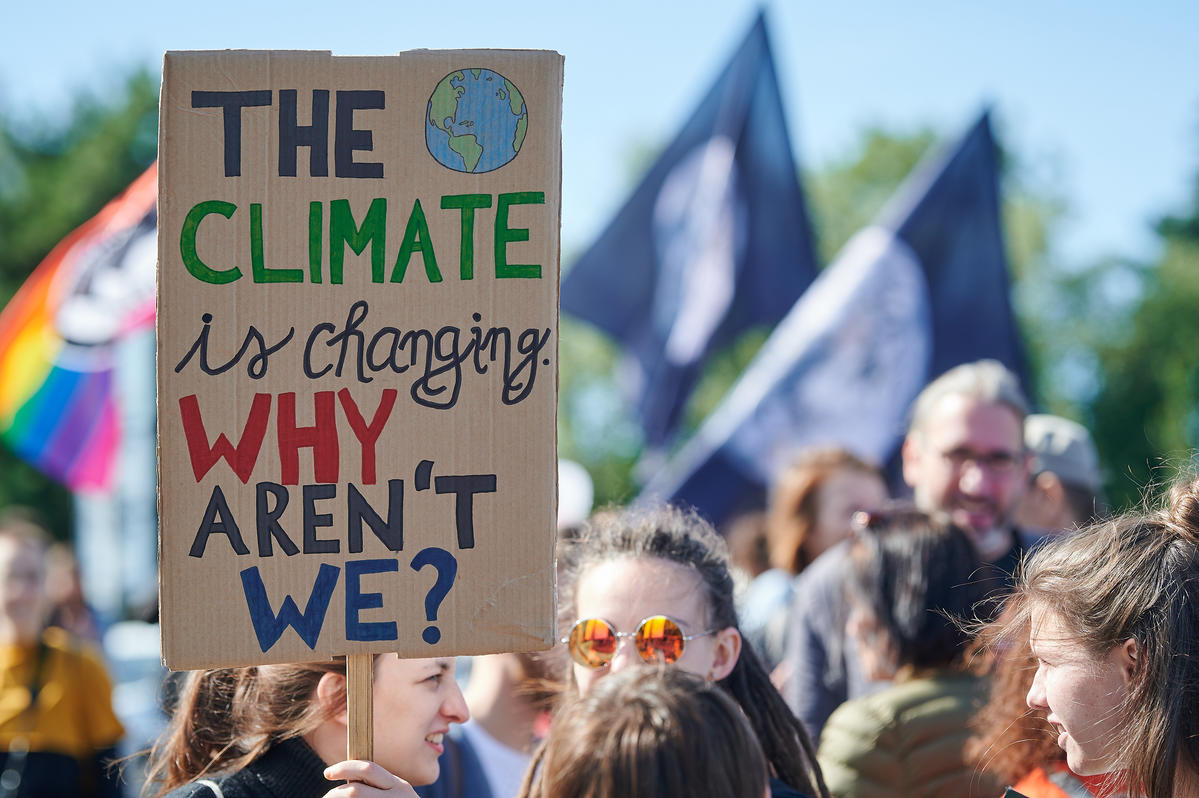 Global Climate Strike in Bratislava. © Richard Lutzbauer / Greenpeace