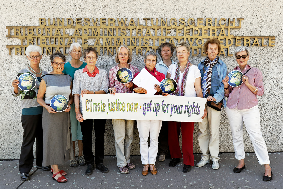 Senior Women for Climate Protection in St. Gallen © Greenpeace / Ex-Press / André Albrecht Senior Women for Climate Protection in St. Gallen © Greenpeace / Ex-Press / André Albrecht