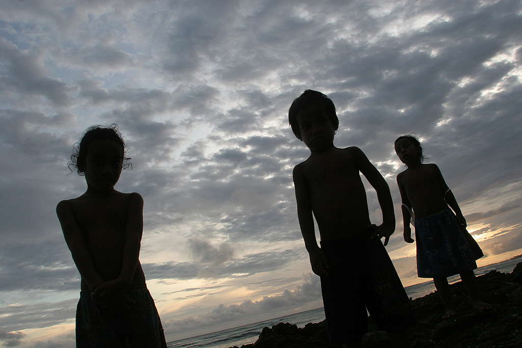 Kiribati King Tides Flooding Documentation. © Jeremy Sutton-Hibbert