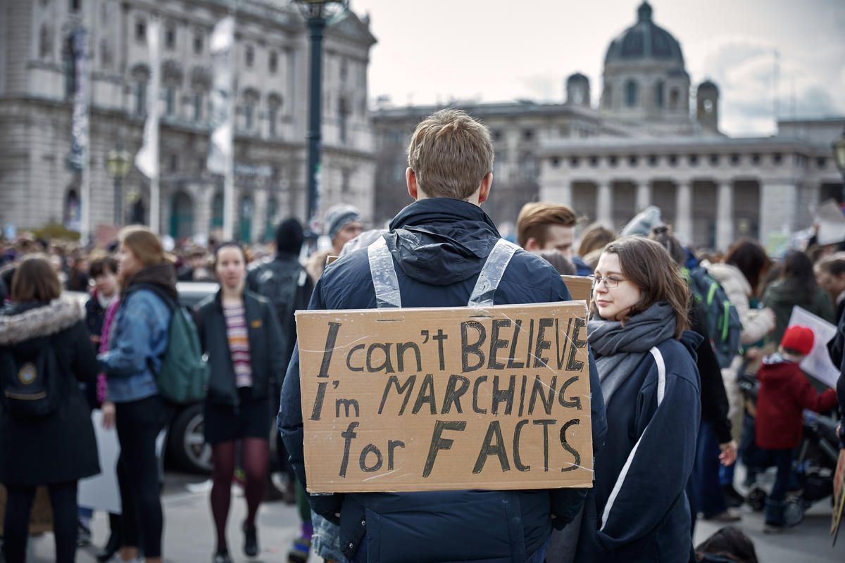 Fridays for Future Student Demonstration in Vienna. © Mitja Kobal / Greenpeace