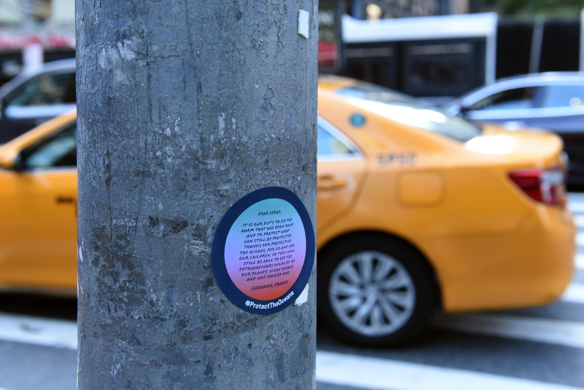 'Notes to Delegates' in New York. © Greenpeace