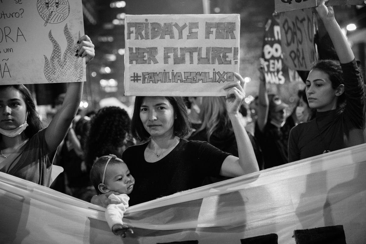 Global Climate Strike in São Paulo, Brazil. © Barbara Veiga / Greenpeace