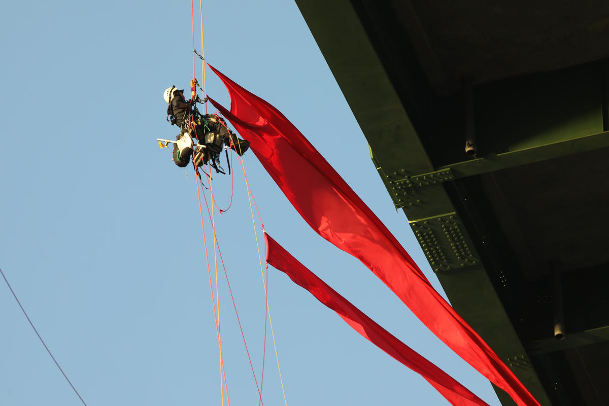 Greenpeace Activist Blockade. © Greenpeace