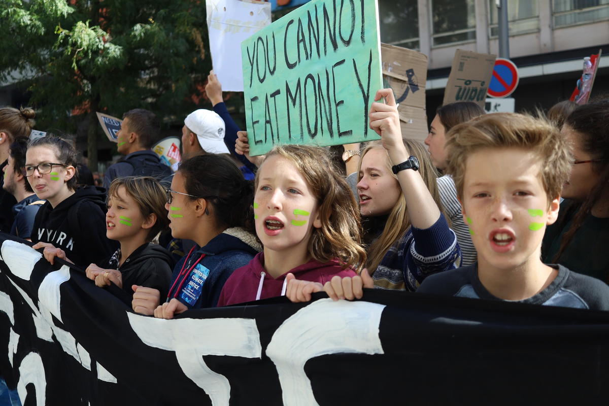 Global Climate Strike in Luxembourg. © Anais Hector / Greenpeace